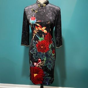 旗袍。Classic Chinese Dress fit 4-6